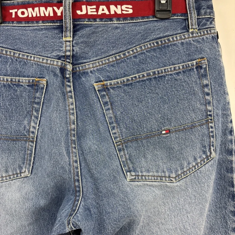Tommy Jeans Denim Pants Mens 36x30‎ Blue Good Vintage 90s Relaxed Straight Leg